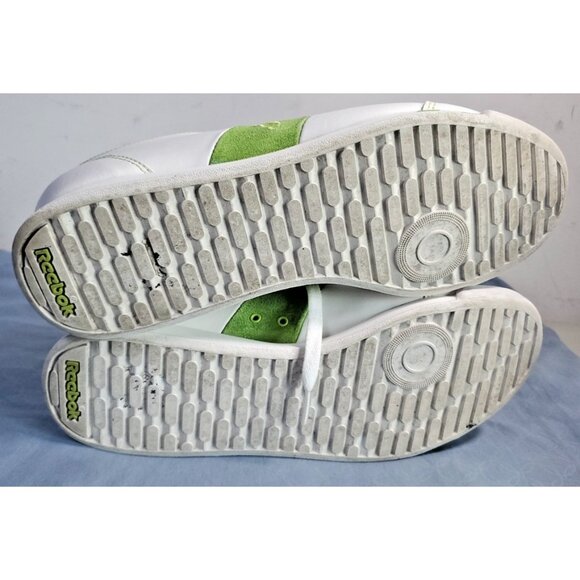 Reebok G Unit White & Green Leather Sneaker  Shoes Women's Size 9 Vintage - Picture 8 of 16
